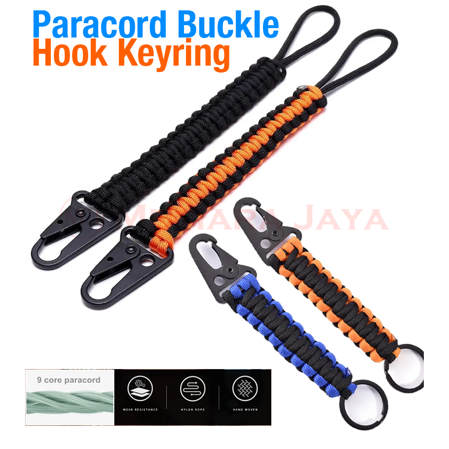 Carabiner Karabiner Gantungan kunci Tali Camping