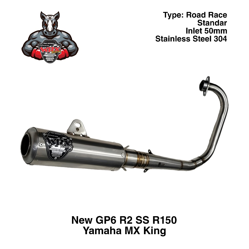 Knalpot WRX New GP6 SS R150 MX King