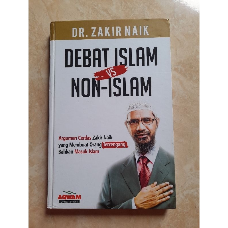 [Original] HC Hard Cover | Buku Debat Islam vs Non Islam Dr Zakir Naik (Preloved)
