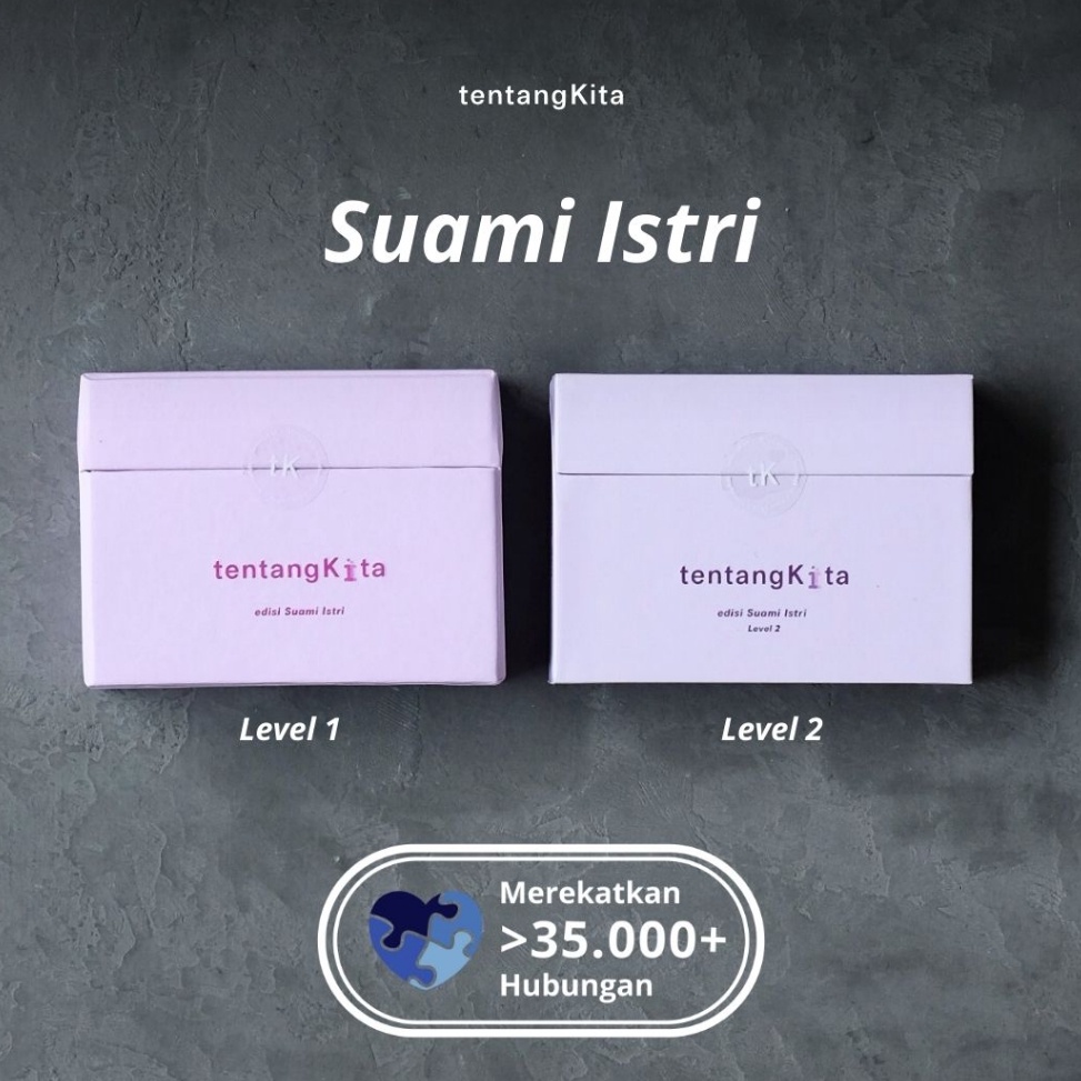 FLASH SALE tentangKita  edisi Suami Istri I Permainan Kartu Pernikahan I Permainan Kartu Pertanyaan 