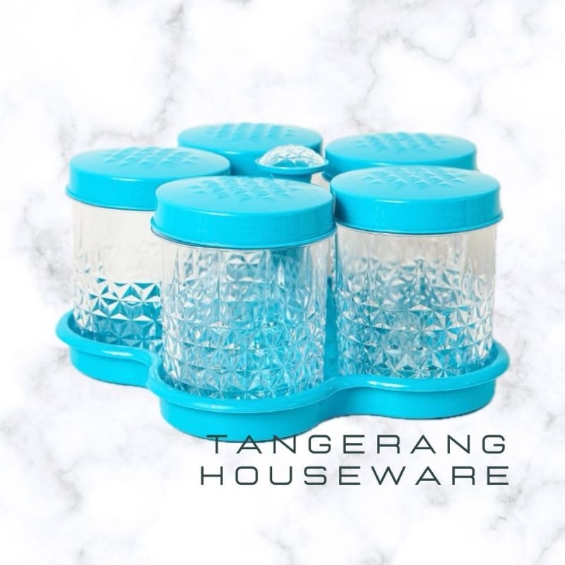 Toples Kue Kering Toples Kristal Tabung Tenteng Toples Set