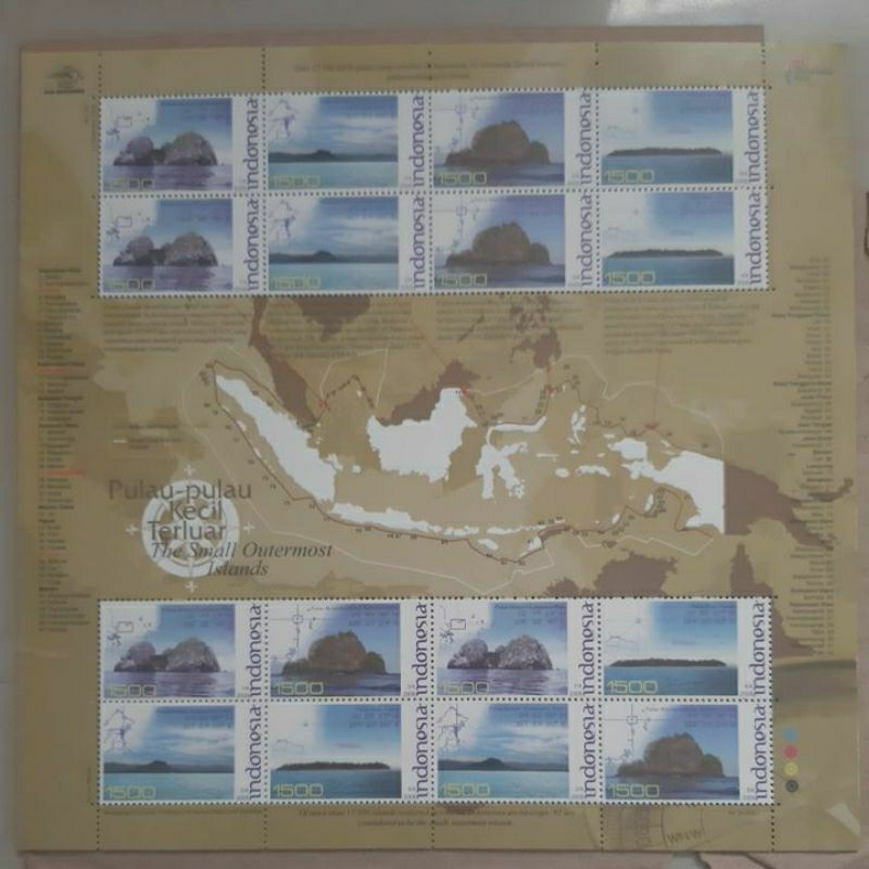 

Petangko Pulau kecil terluar Indonesia sheet 16 prangko