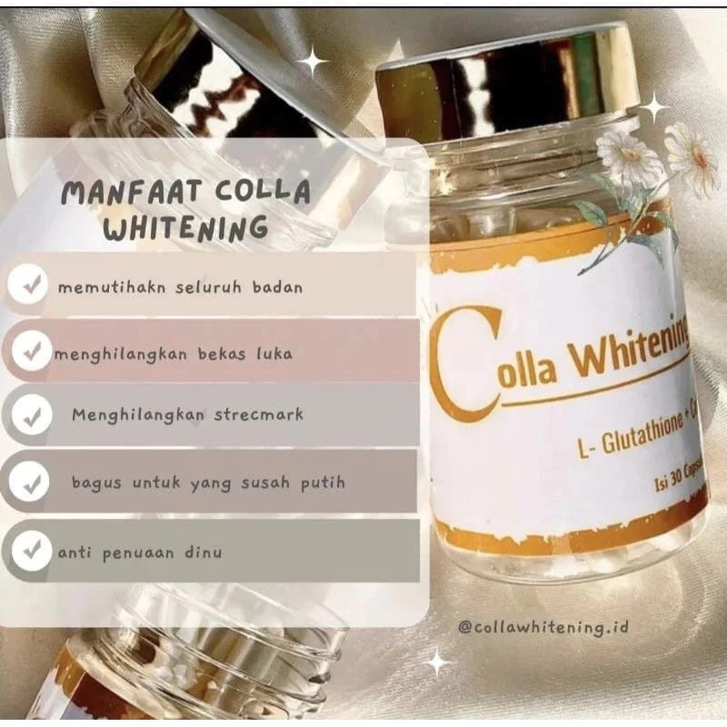 Colla whitening Booster isi 30 kapsul