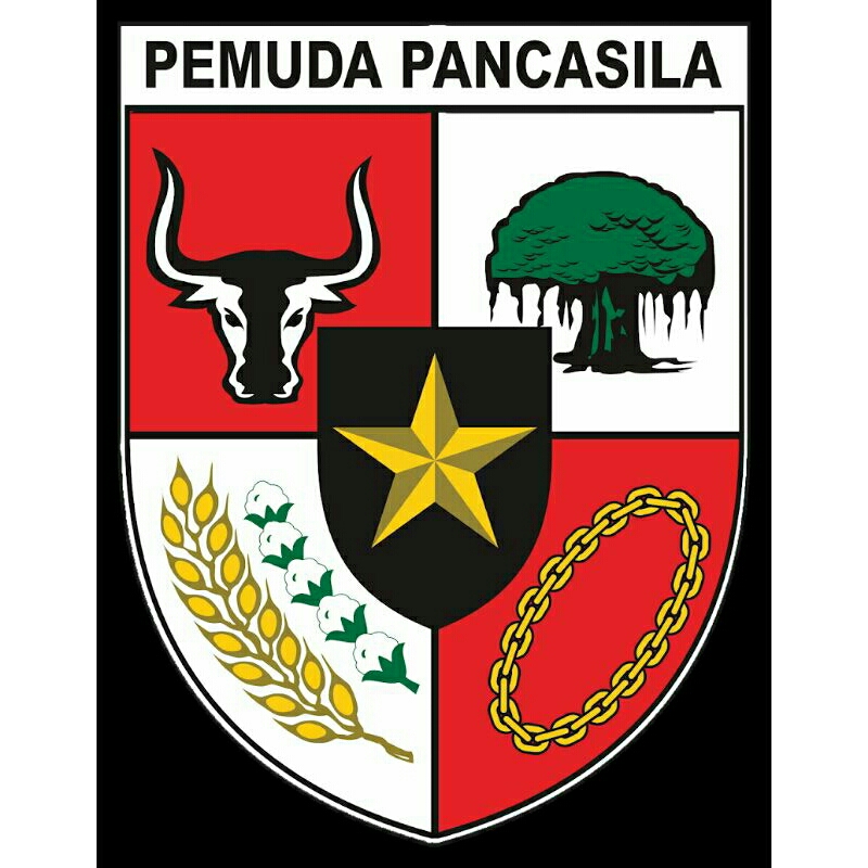 

STIKER LOGO PEMUDA PANCASILA/STIKER ORMAS PP PEMUDA PANCASILA