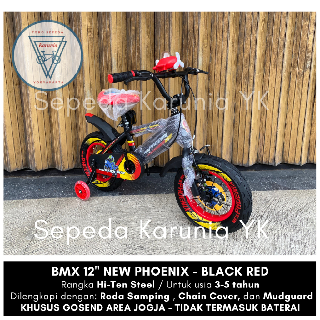 Sepeda BMX New Phoenix 12 inch | Sepeda Anak Laki laki