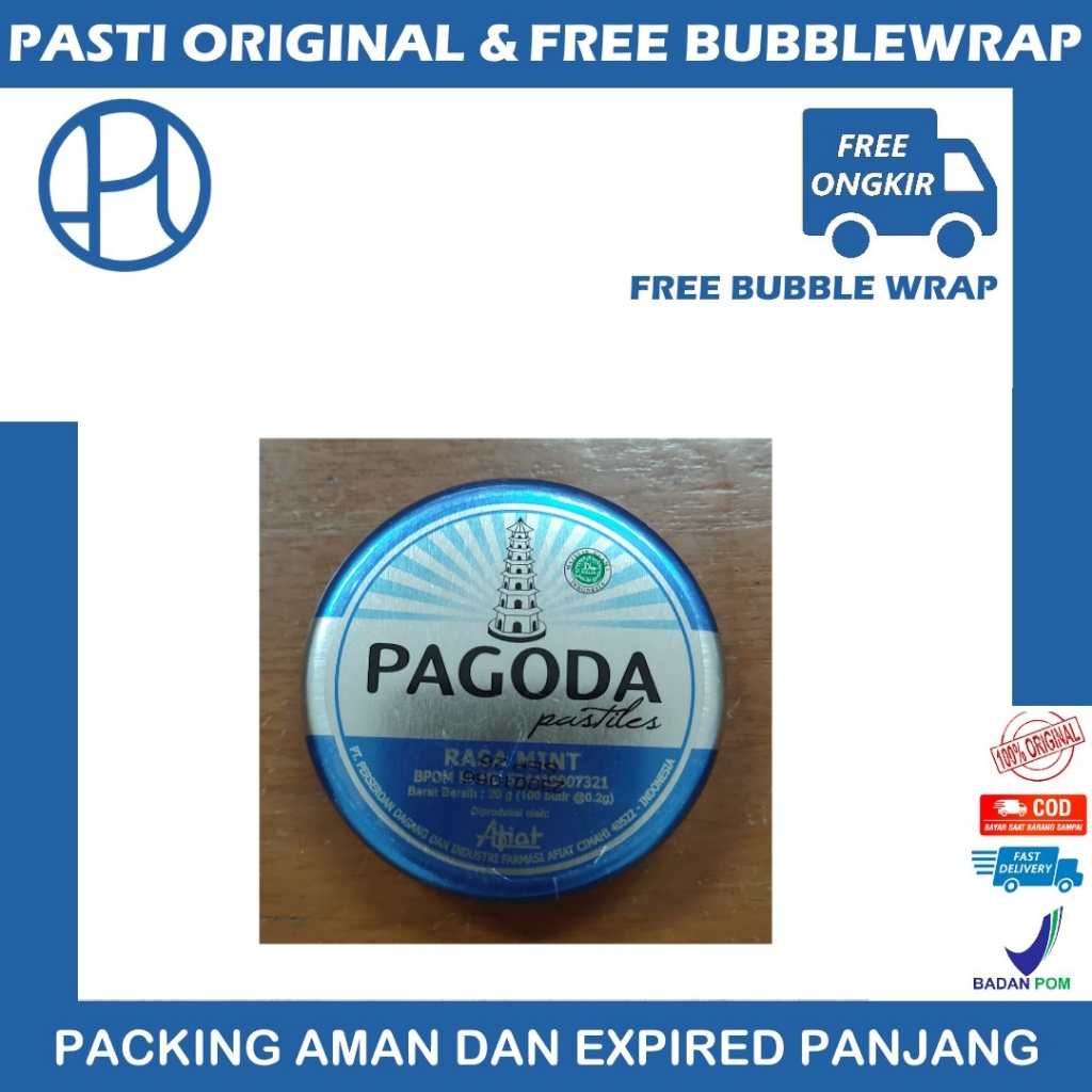 

PAGODA PASTILES 20GR RASA MINT