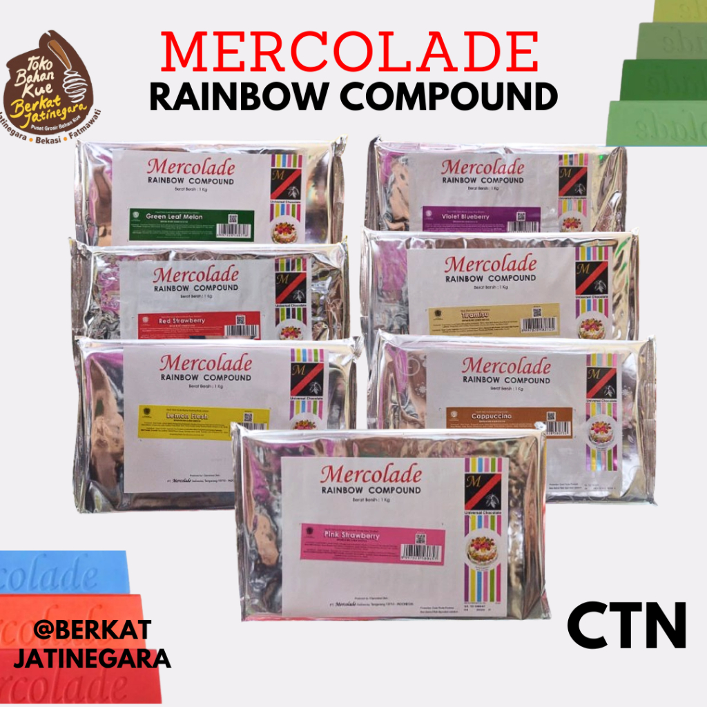 

QH MERCOLADE RAINBOW 1/2 DUS ISI 6 PCS / COKLAT BLOK RAINBOW