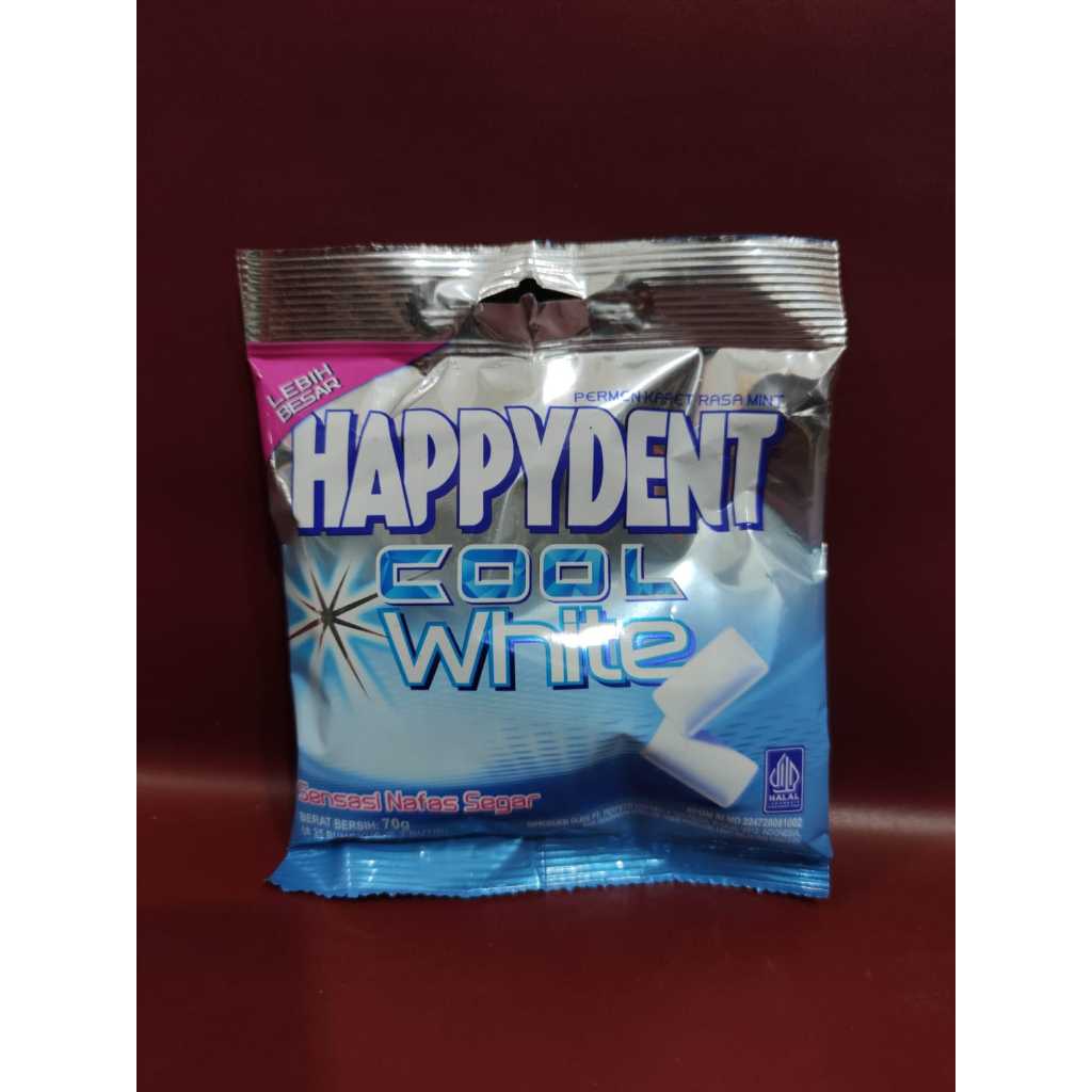 

Happydent Cool White 70gr - Permen MInt