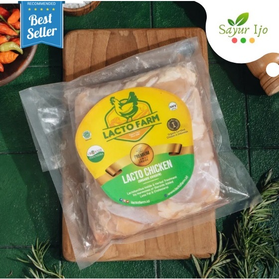 

Lacto Farm Paha Fillet Ayam Organik 500 Gram / Pack Fresh Frozen Chicken Thigh Daging Beku Segar