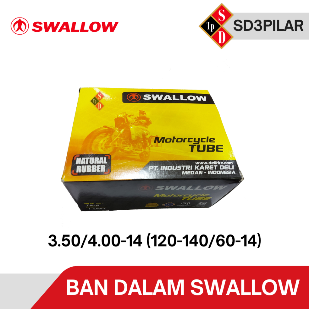 Ban Dalam Swallow 3.50/4.00-14 (120-140/60-14) Swallow