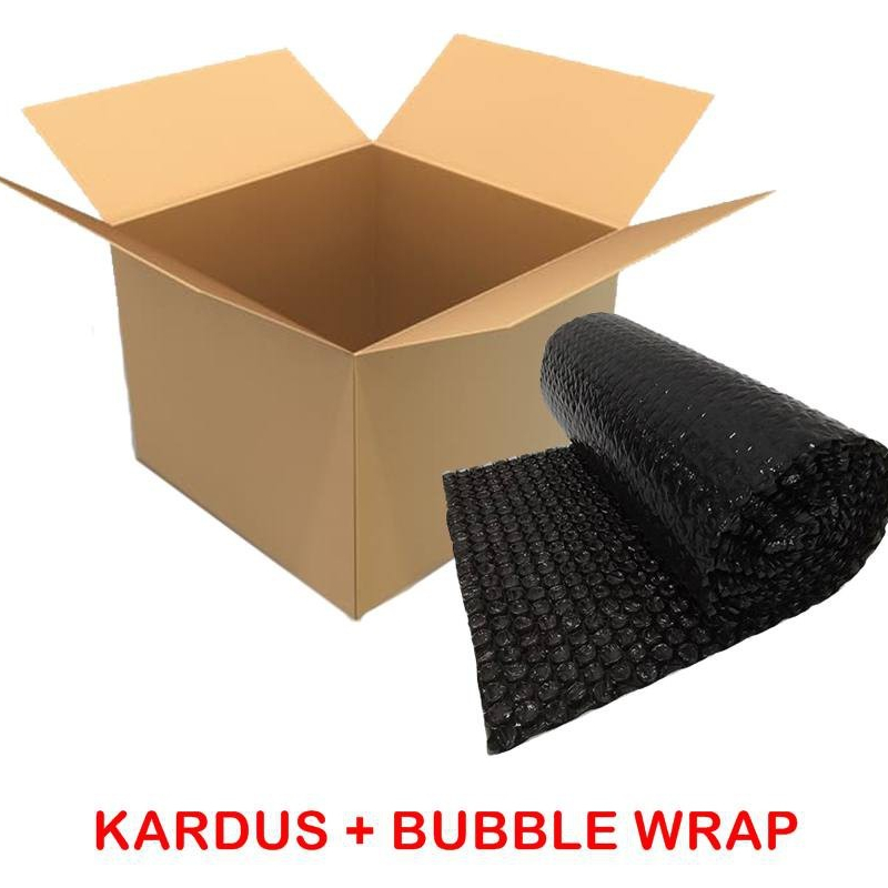 

Tambahan Packing KARDUS+BUBBLE WARP