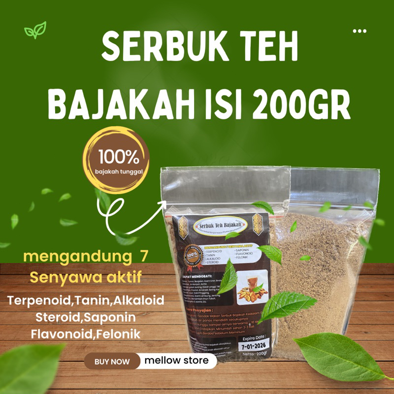 

Ramuan Tradisional kalimantan serbuk teh bajakah asli 100% isi 200gr