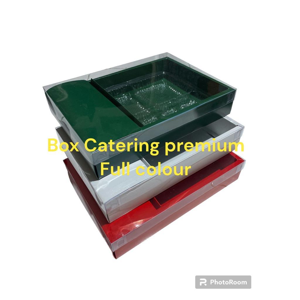 Box Catering Premium full warna Sekat 2 / Kotak Nasi sekat 2 Per PACK