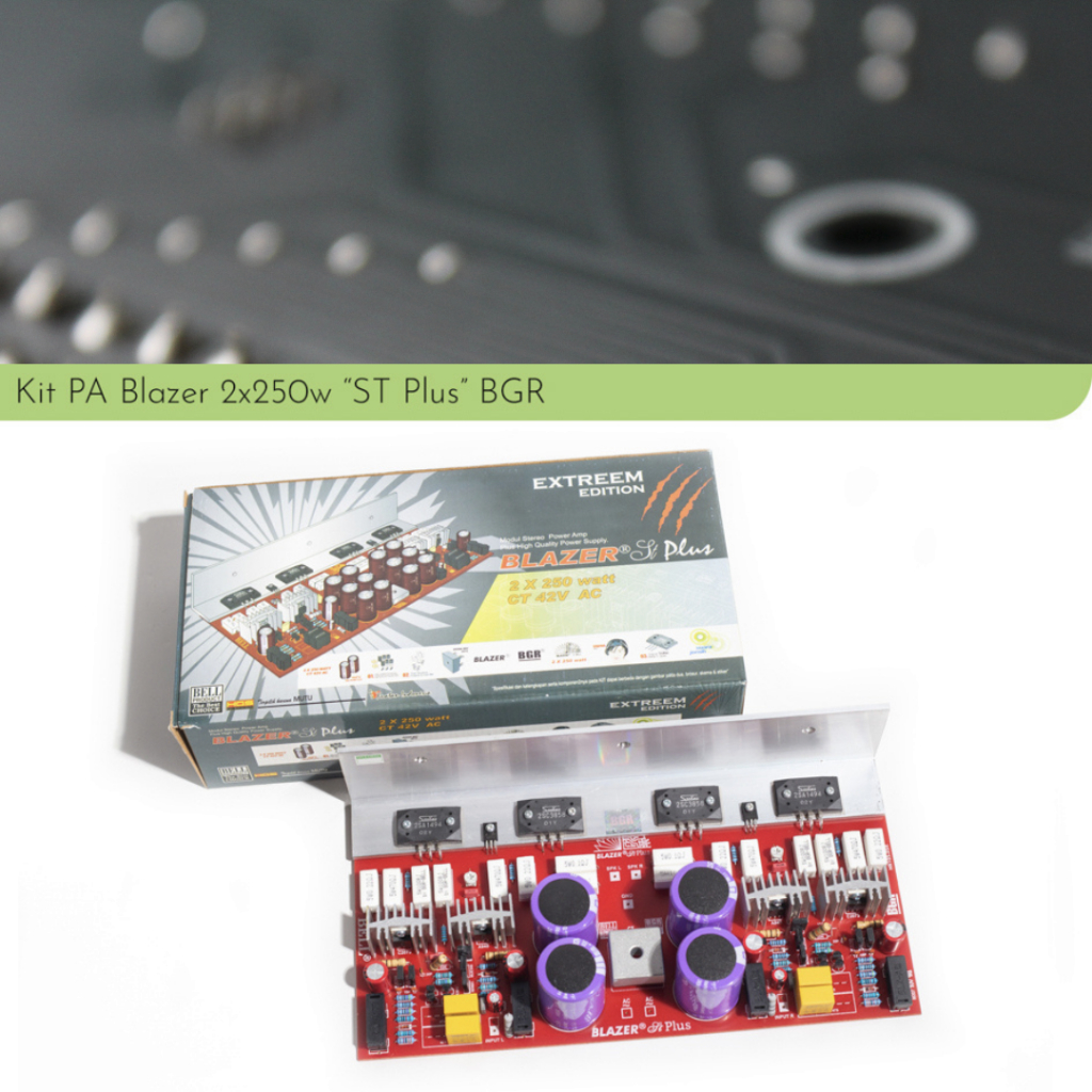 Kit Rakitan Power Blazer 2x250 2 x 250 watt st plus stereo sanken BGR Bell