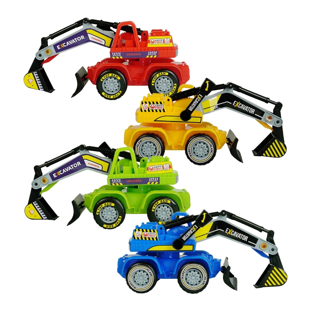 KGP 8070 Mainan Mobil Konstruksi Excavator / Mobil Truk Beko