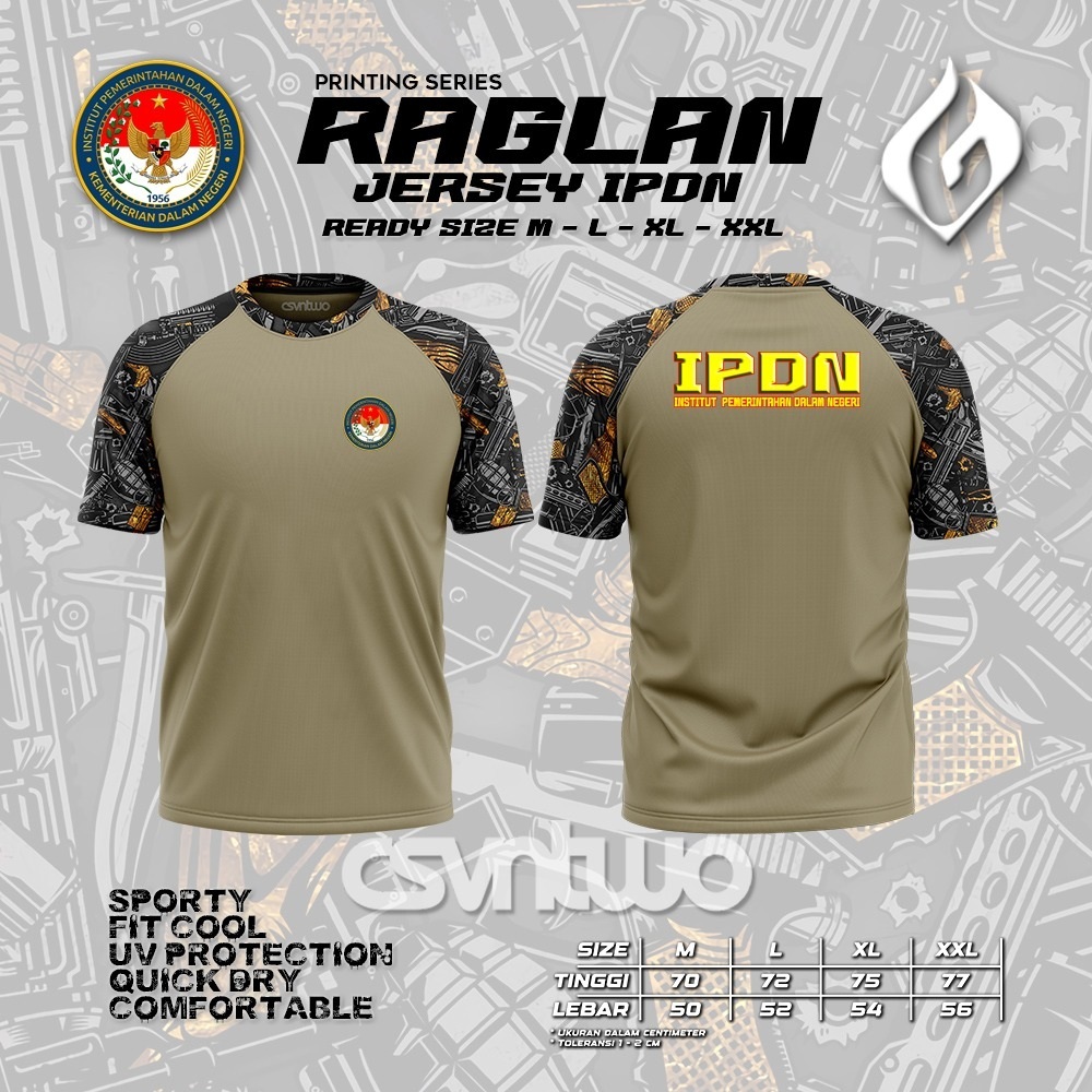 Kaos IPDN Regland Printing Dryfit Milano / kaos Jersey IPDN Bahan Dryfit