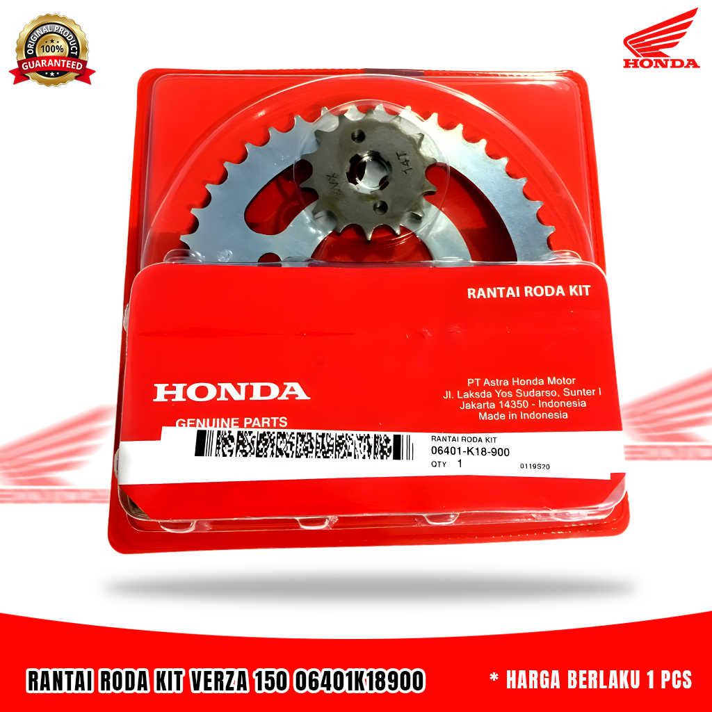 Rantai Roda Kit (Drive Chain Kit) - Verza 150 06401K18900