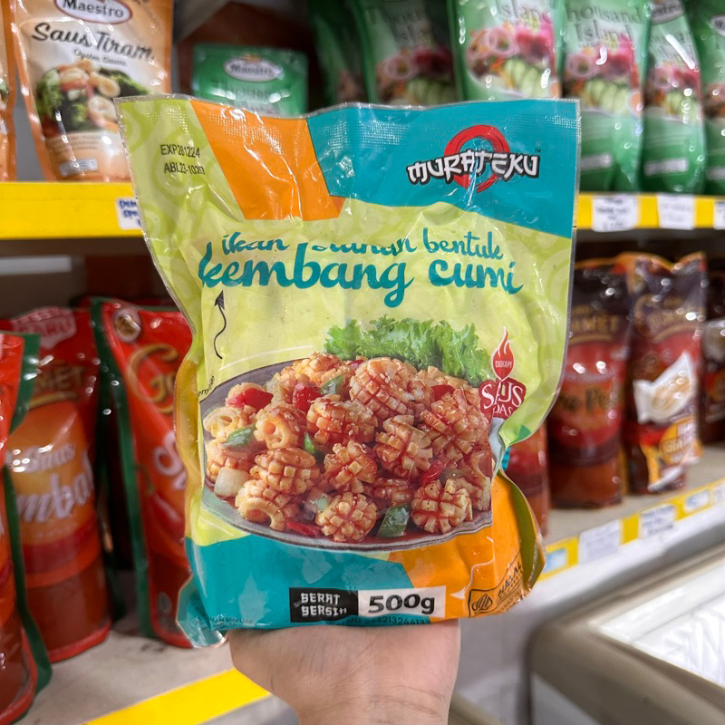 

murateku cumi flower + bumbu 500g