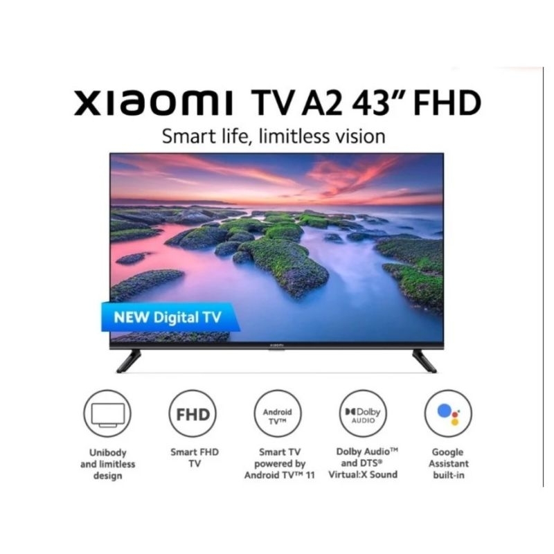 TV XIAO MI 43Inch A2 TV Xiaomi Led 43" Smart Android TV