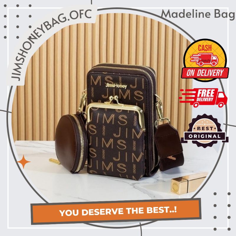 TAS SELEMPANG BAHU SLING BAG DOMPET POCKET HP PHONE KECIL WANITA REMAJA MINI SIMPLE RESLETING BRANDE