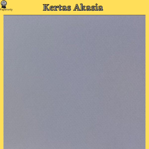 

Kertas Akasia white 200 grs A4 F4 50 Lembar