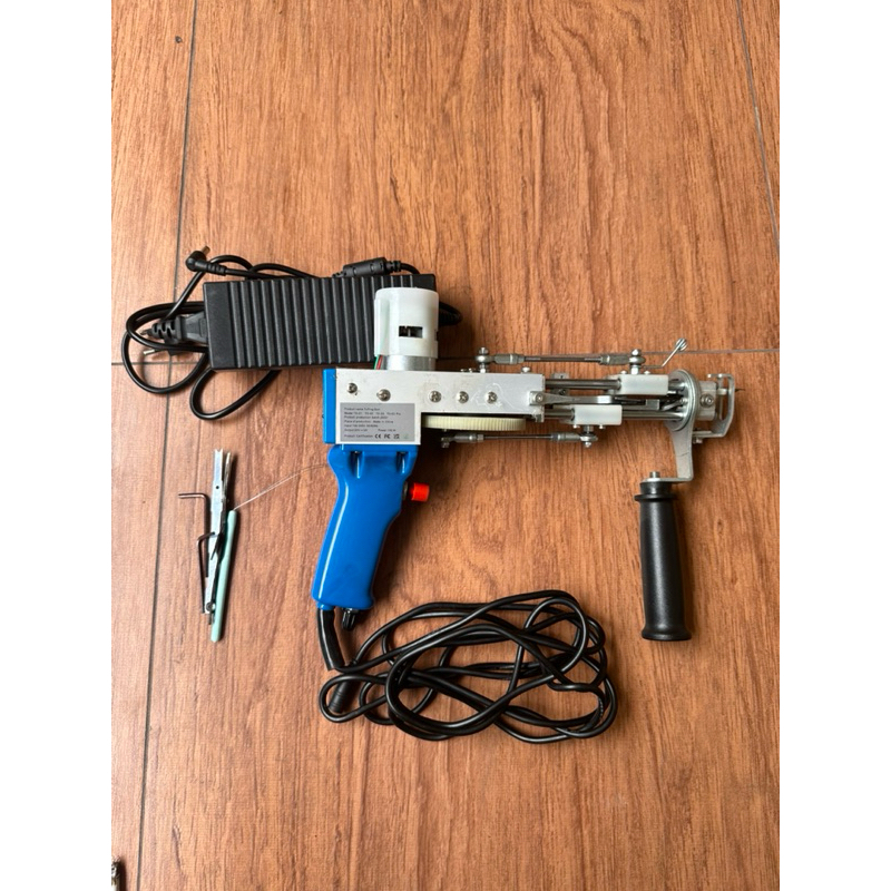 alat sulam tufting gun tembak 2 in 1 loop & pile cut second bekas punch needle rajut benang