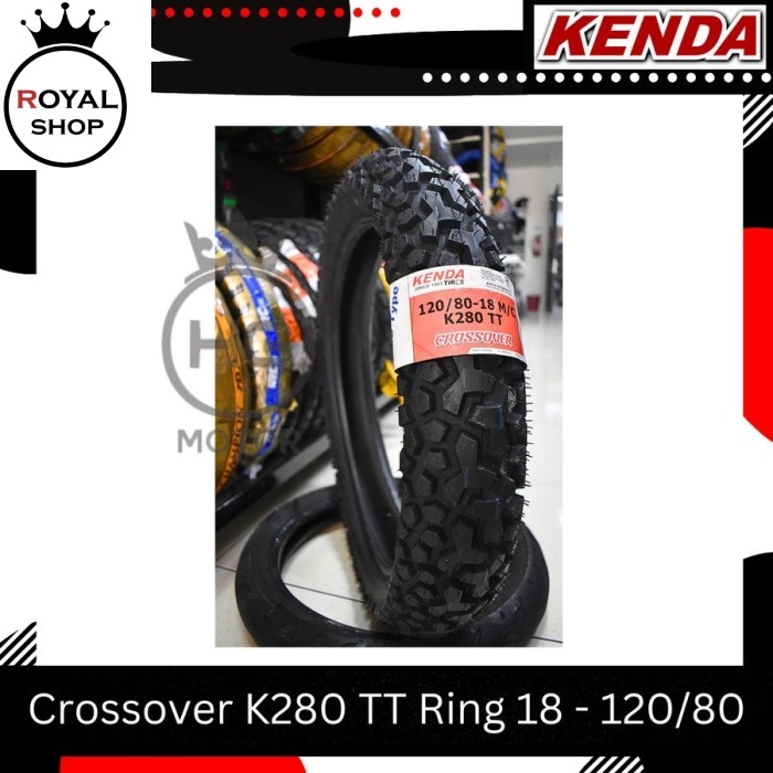 BAN KENDA K280 120/80 R18 BAN DUAL PURPOSE CRF/KLX/WR155