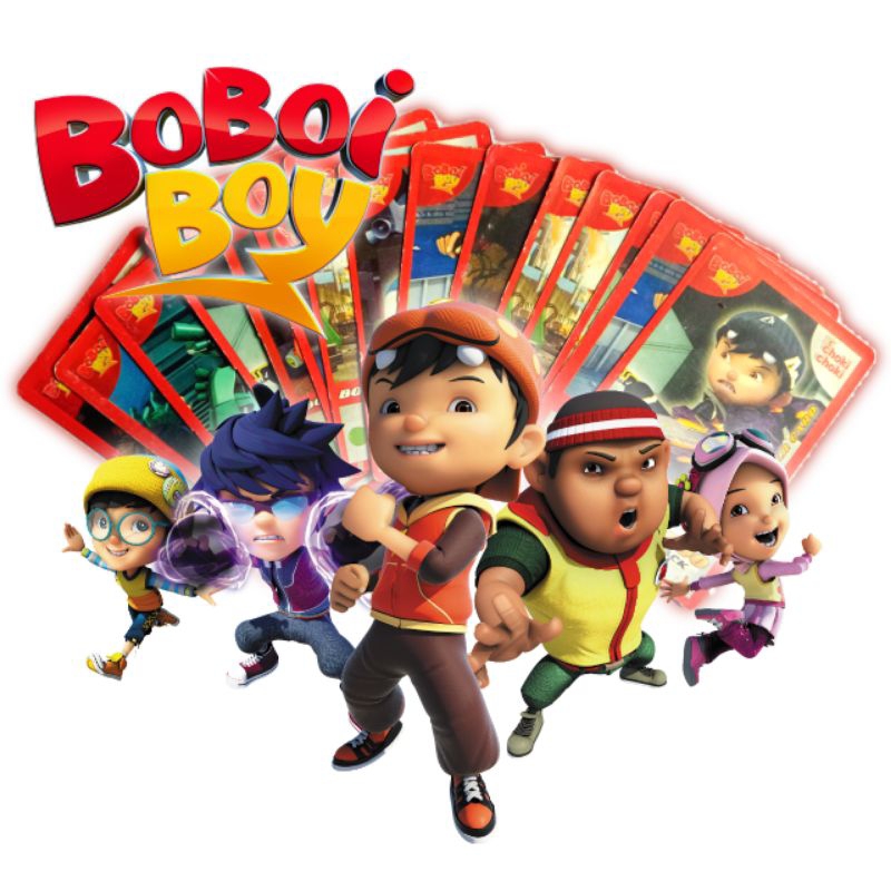 Kartu Boboiboy Boboi Boy Choki Choki AR Mainan Card Tampil 3D Game ORI