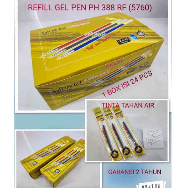 

Isi ulang REFILL TINTA cair PHILOS isi 24 pcs