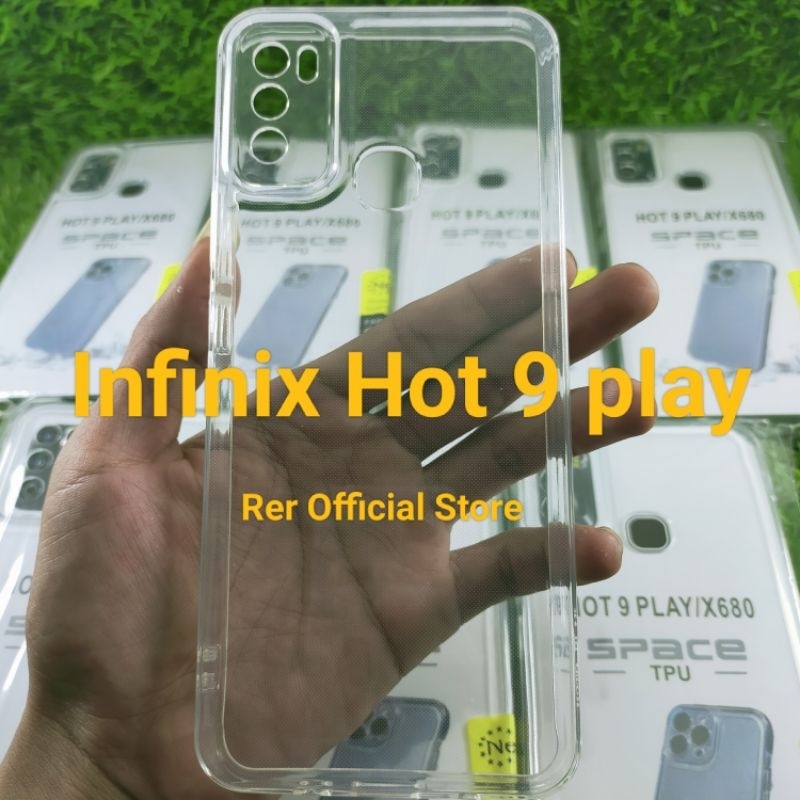 Silikon Soft case bening Space Infinix Hot 9 play