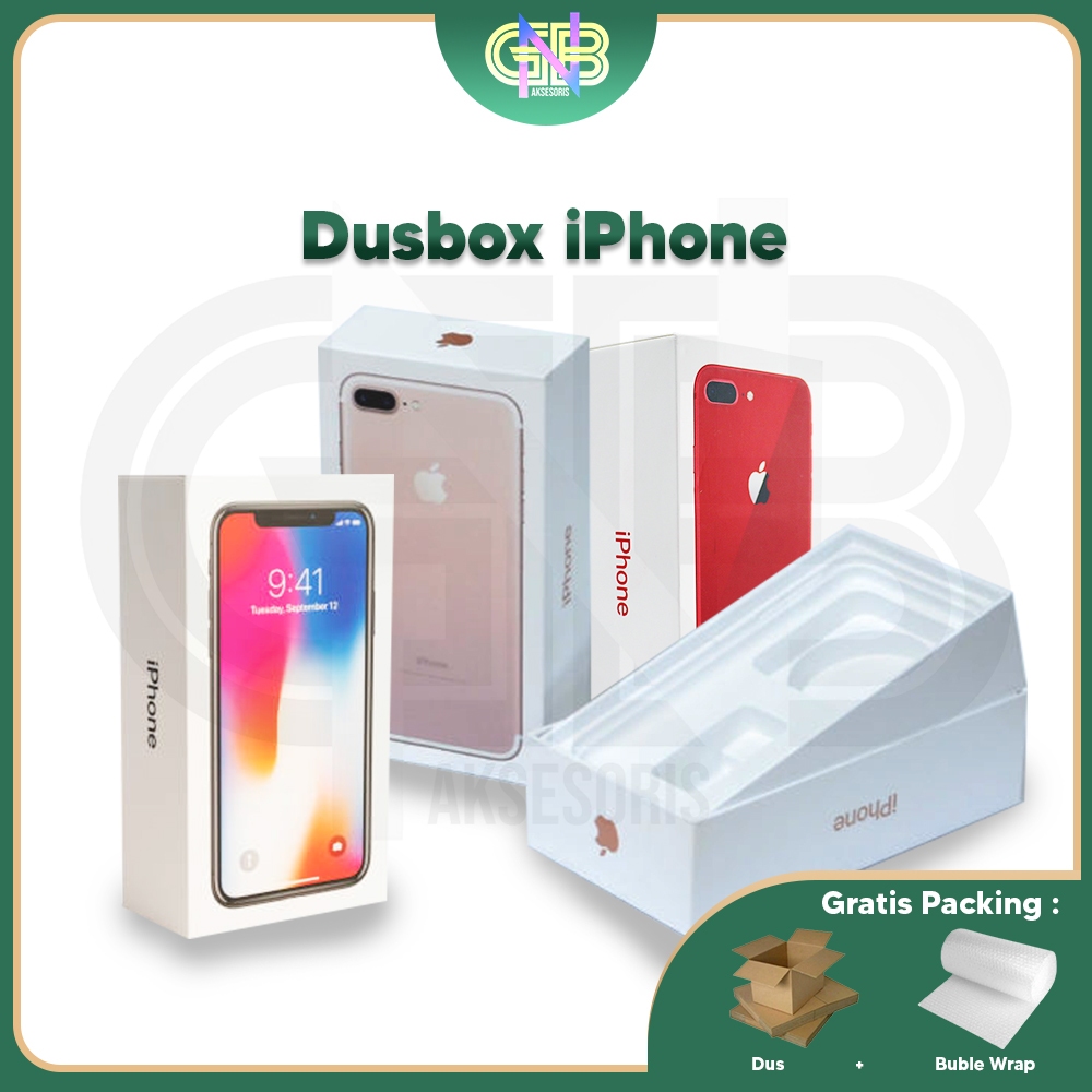 

Dus Box Kotak iPhone 6s 6s Plus 7 7 Plus + 8 8 Plus + X XS XS Max Kardus Tanpa Aksesoris Box Only Fullset