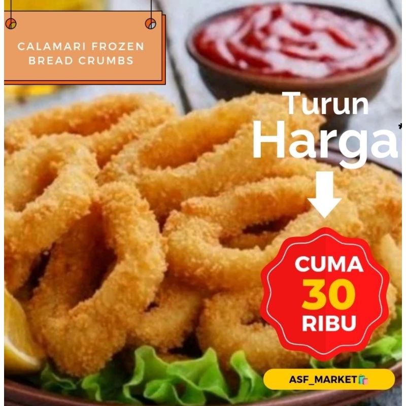 

Calamari Tepung Frozen 250Gr