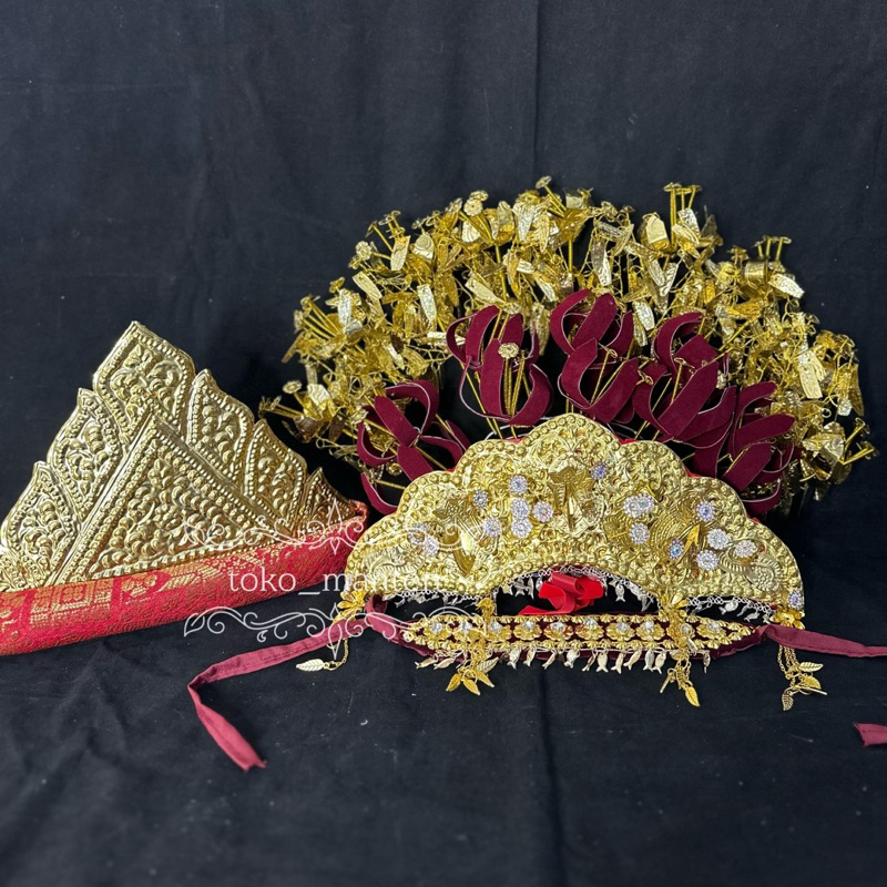 SET PENGANTIN PALEMBANG / AKSESORIES PENGANTIN PALEMBANG