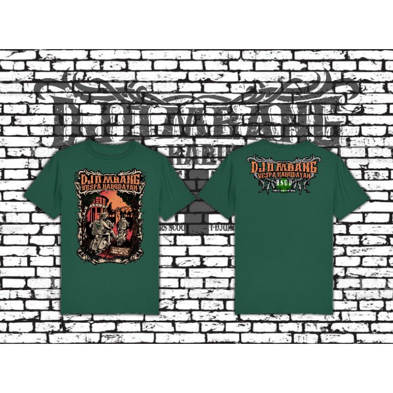 KAOS / SABLON / KAOS ACARA DJOMBANG VESPA KABUDAYAN