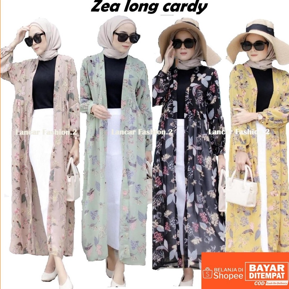 Model Baru zea long cardy  long outer ceruti premium ld 12cm pjg 134cm  outer wanita  long outer car