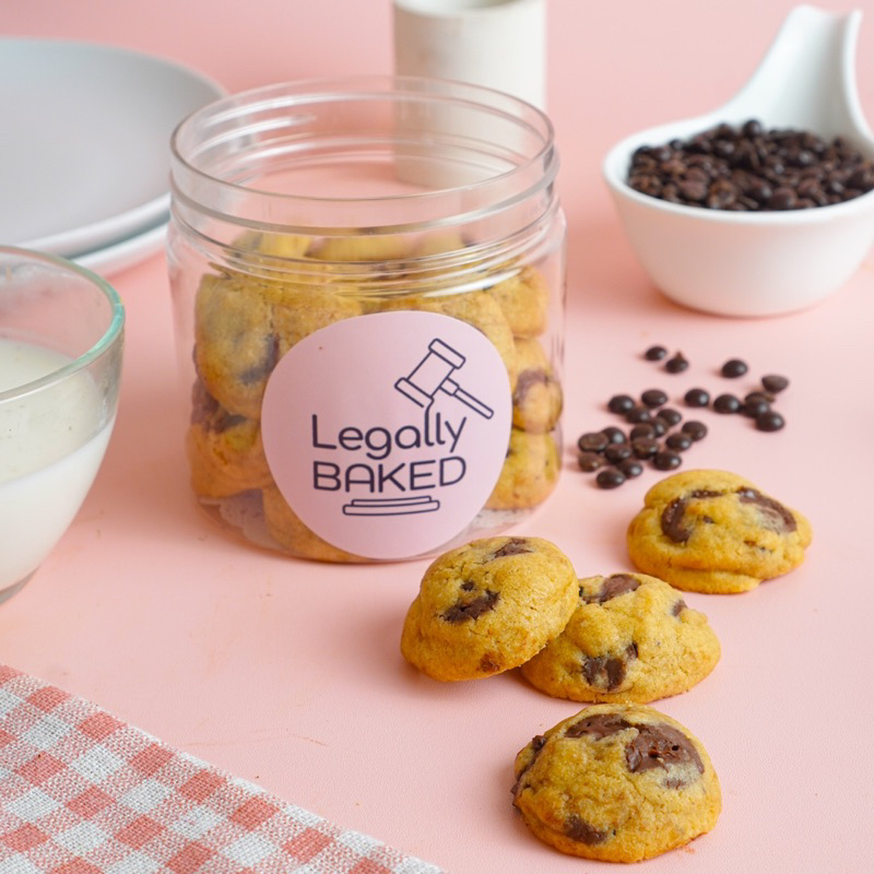 

Legally Baked Bite Sized Soft Cookies | Cookies in a Jar