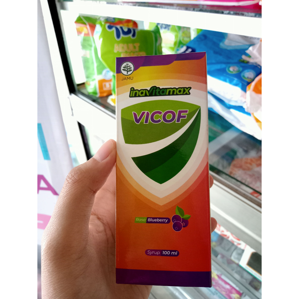 VICOF (100ml syrup) / OBAT BATUK HERBAL / BATUK DAHAK / BATUK KERING / BATUK ALERGI