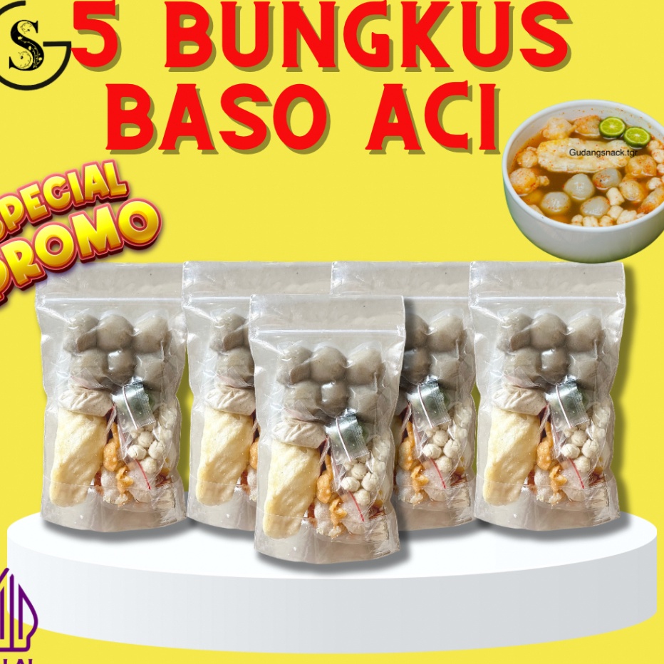 

YCSQ1188 READY STOK 5 BUNGKUS BASO ACI INSTAN ORIGINAL MAKANAN ISNTAN BOCI GUDANGSNACKTGR KALDU PEDAS