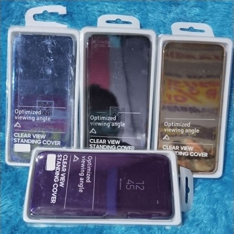 Softcase foco X3 Casing clear view standing cover pelindung belakang HP