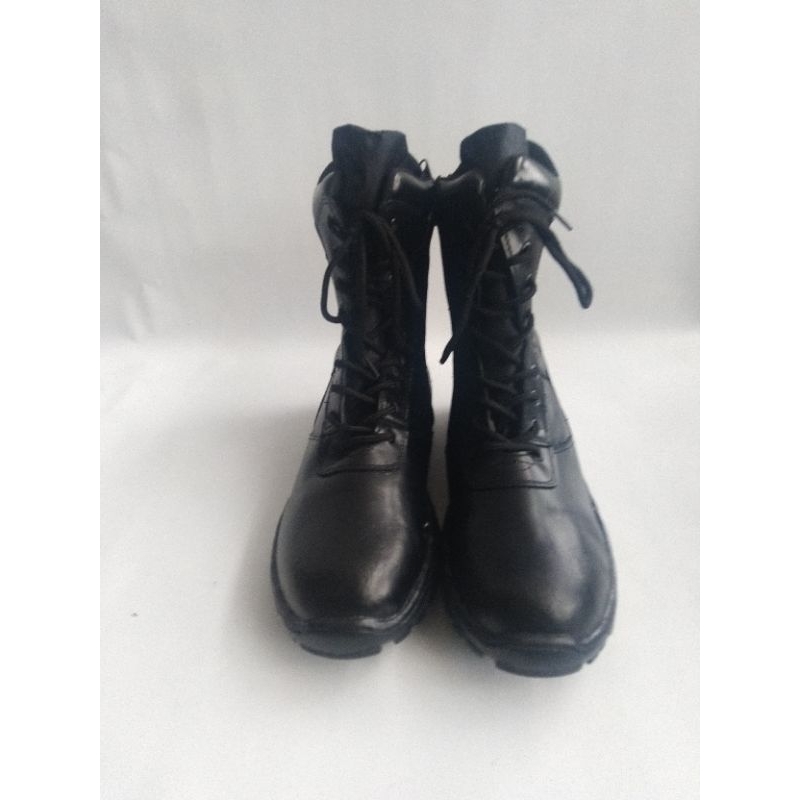 Sepatu Pdl Jatah Lama termurah 100% Kulit Asli Ujung besi