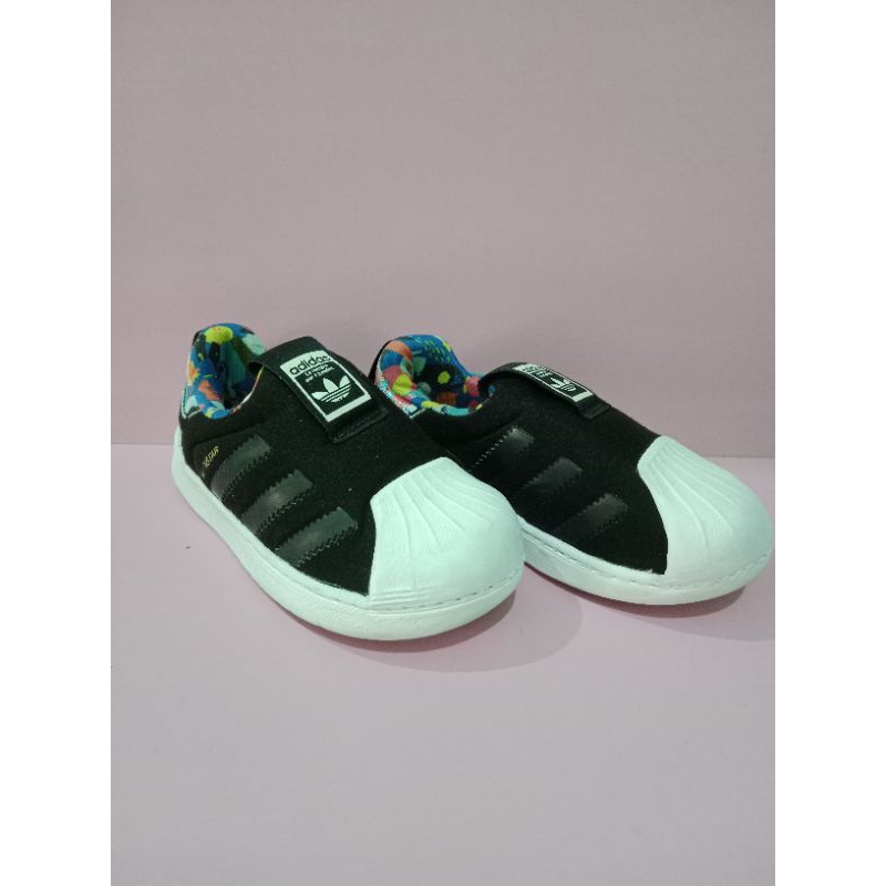 sepatu anak adidas superstar size 23 insole 13cm