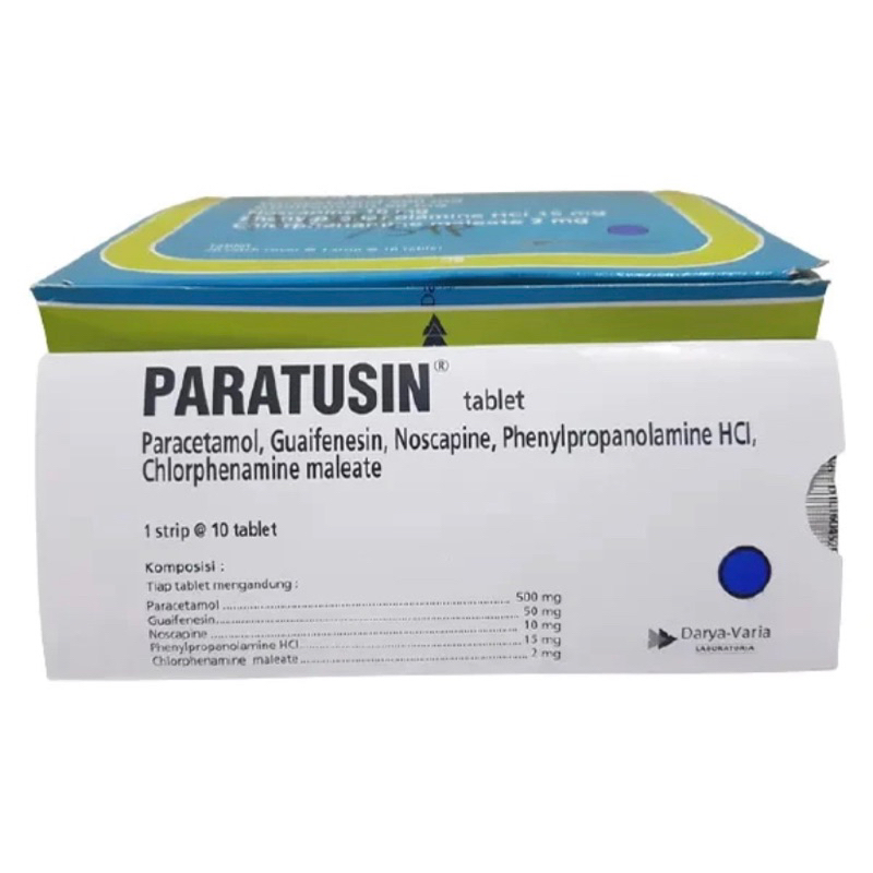 Paratusin Tablet Box