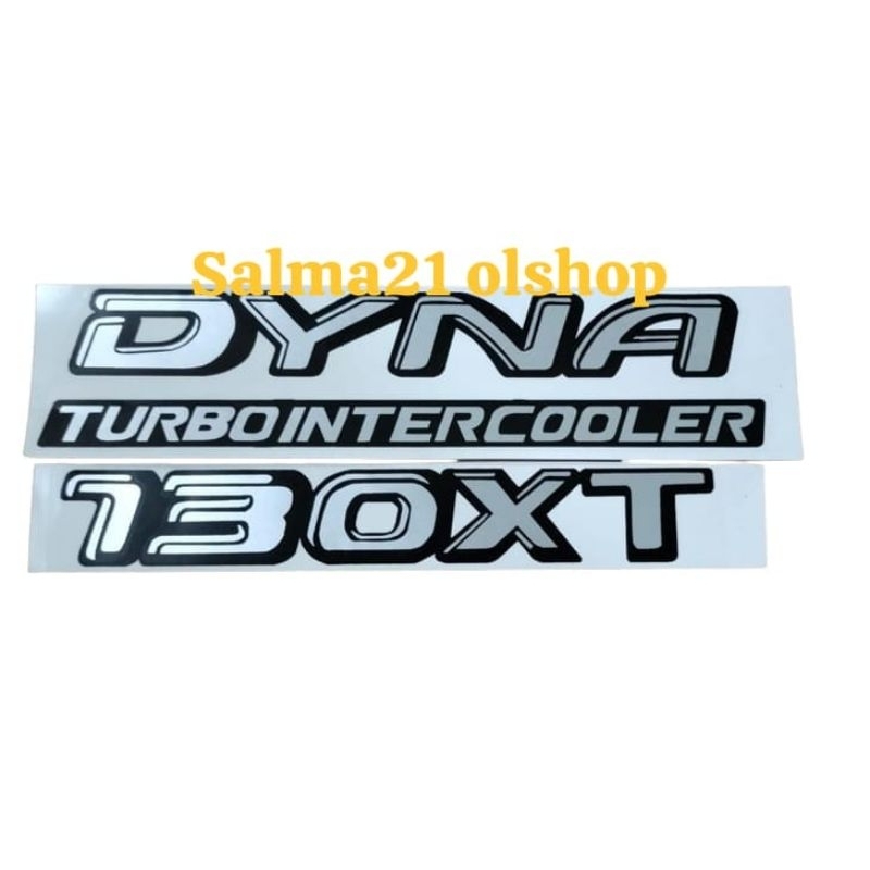 Stiker mobil Dyna Turbo Intercooler 130XT /stiker mobil Dyna Turbo