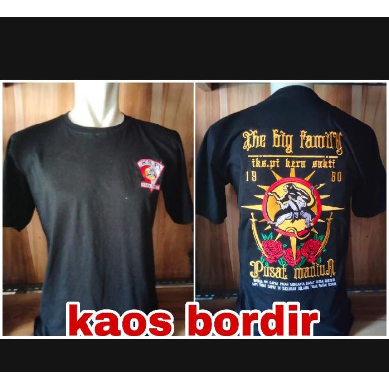 kaos bordir ikspi kera sakti kaos bordir ikspi