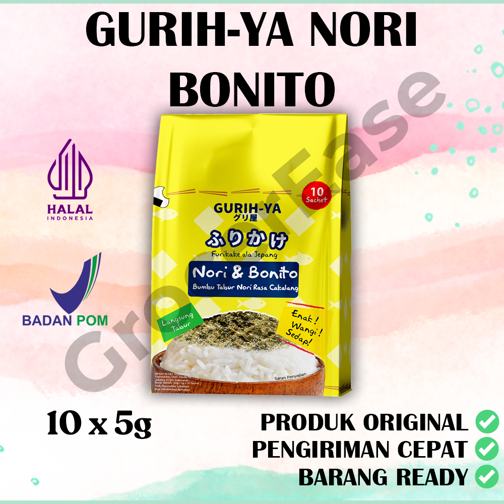 

GURIH-YA BUMBU TABUR RUMPUT LAUT RASA NORI BONITO GUSSET