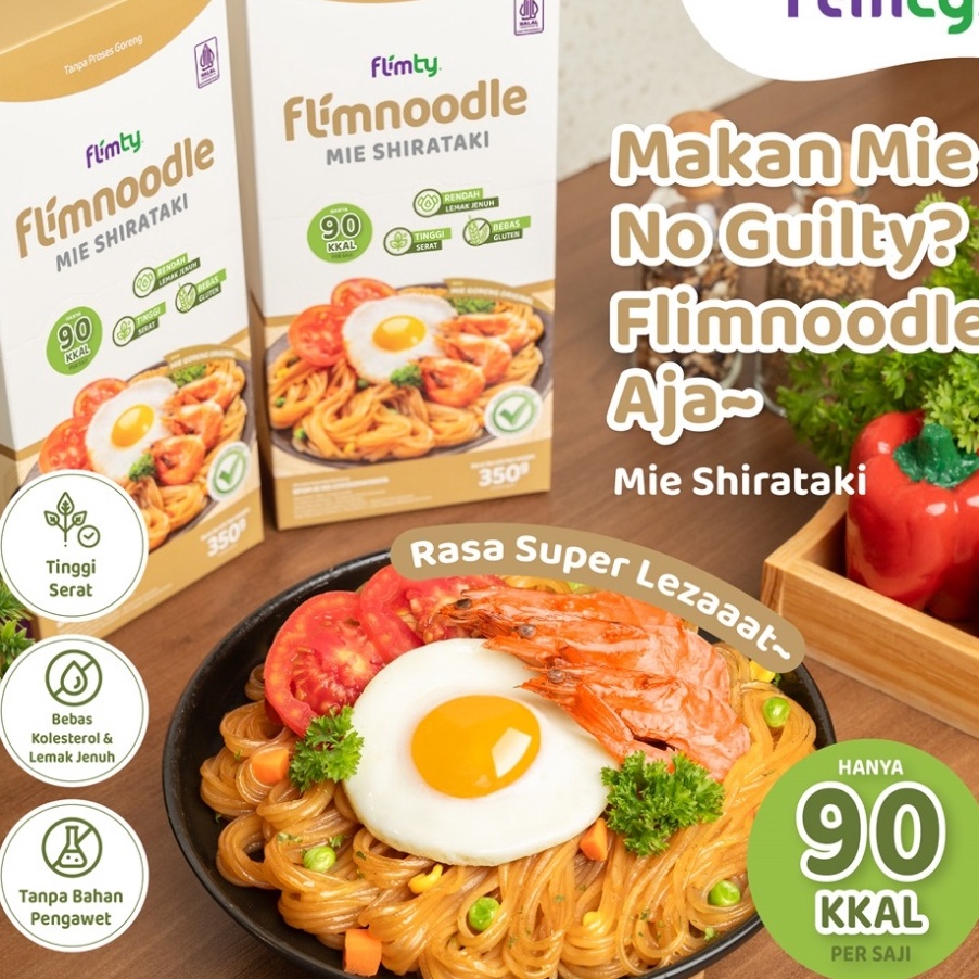 

VCLF928 PROMO SALE Flimnoodle Mie Shirataki Tanpa Proses Goreng 1 Box isi 5 pcs