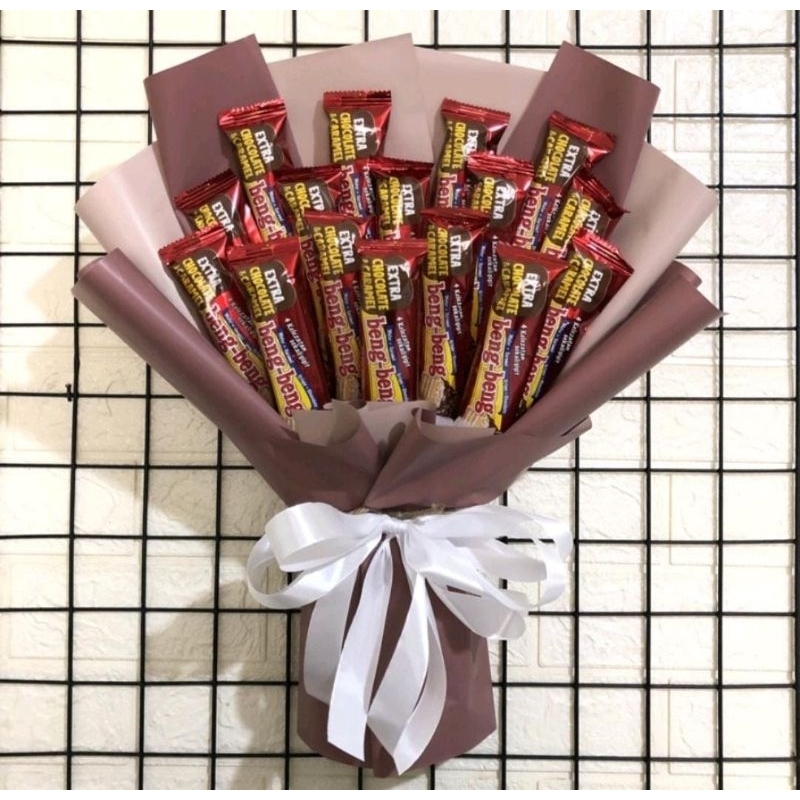 

Bucket Bouquet Snack Beng Beng Full Hadiah Ulang Tahun