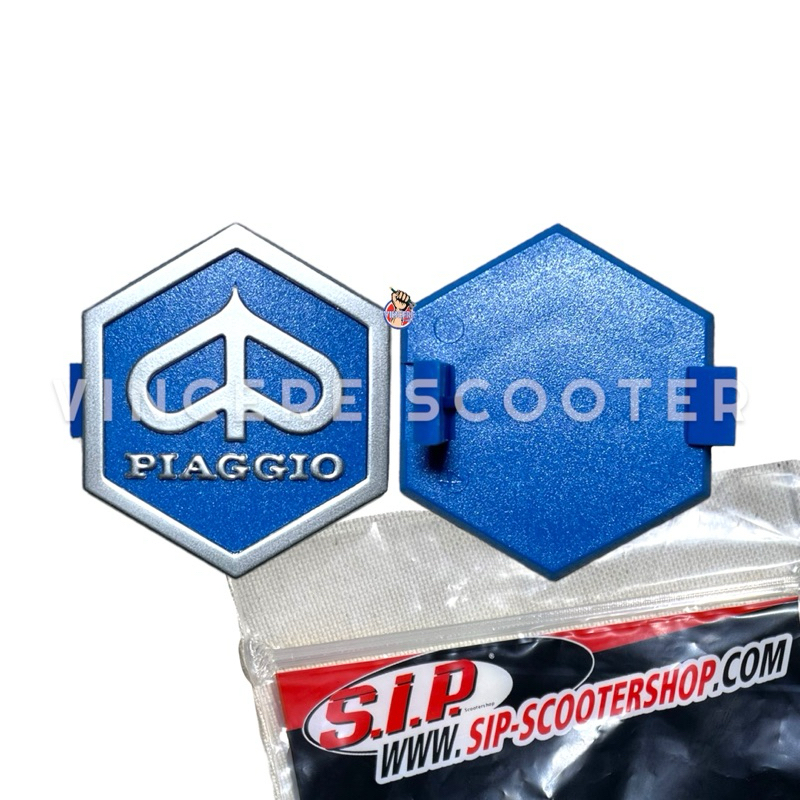 Emblem Chung Piaggio Hidung Dasi SIP Vespa Excel Corsa PK Spartan