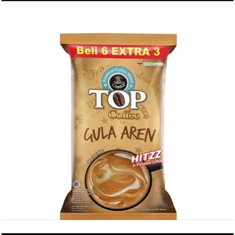 

Top coffee gula aren 9 sachet
