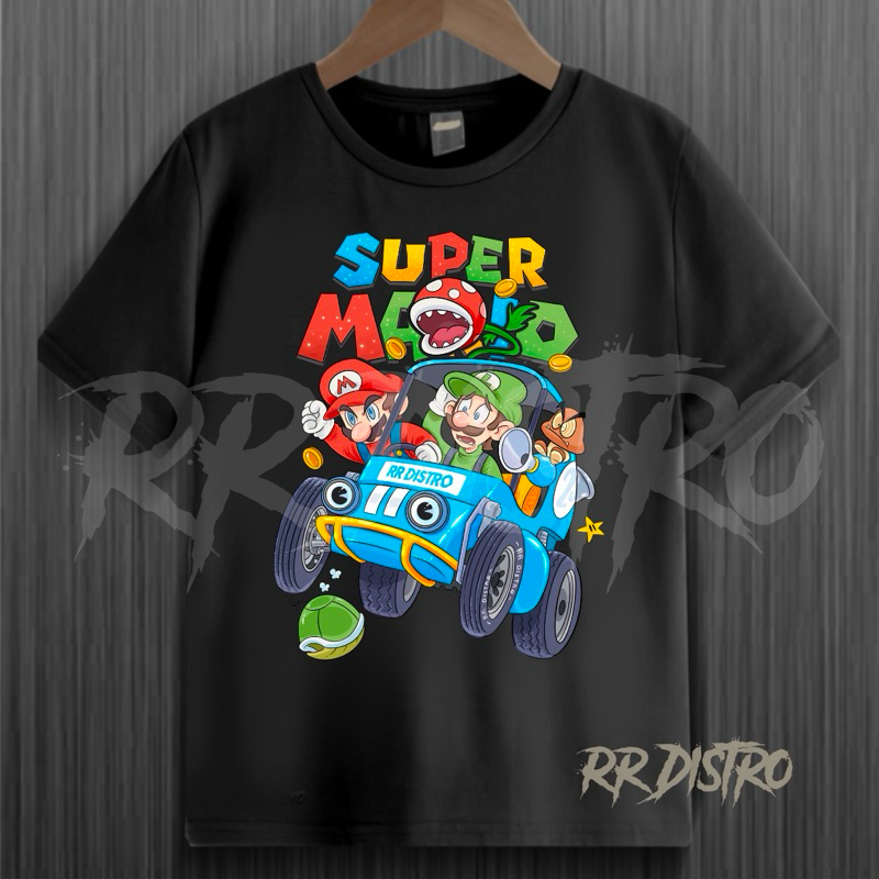 kaos anak Mario bross Murah | baju anak mario bross | mario | mario bross